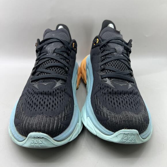 Hoka One One Clifton Edge Running Shoes Men Size 9 Black Blue Comfort Sneakers main image 9